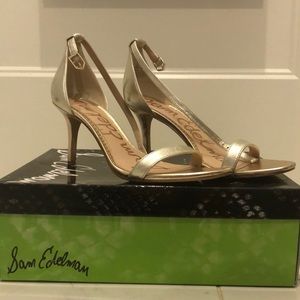 Sam Edelman gold shoes